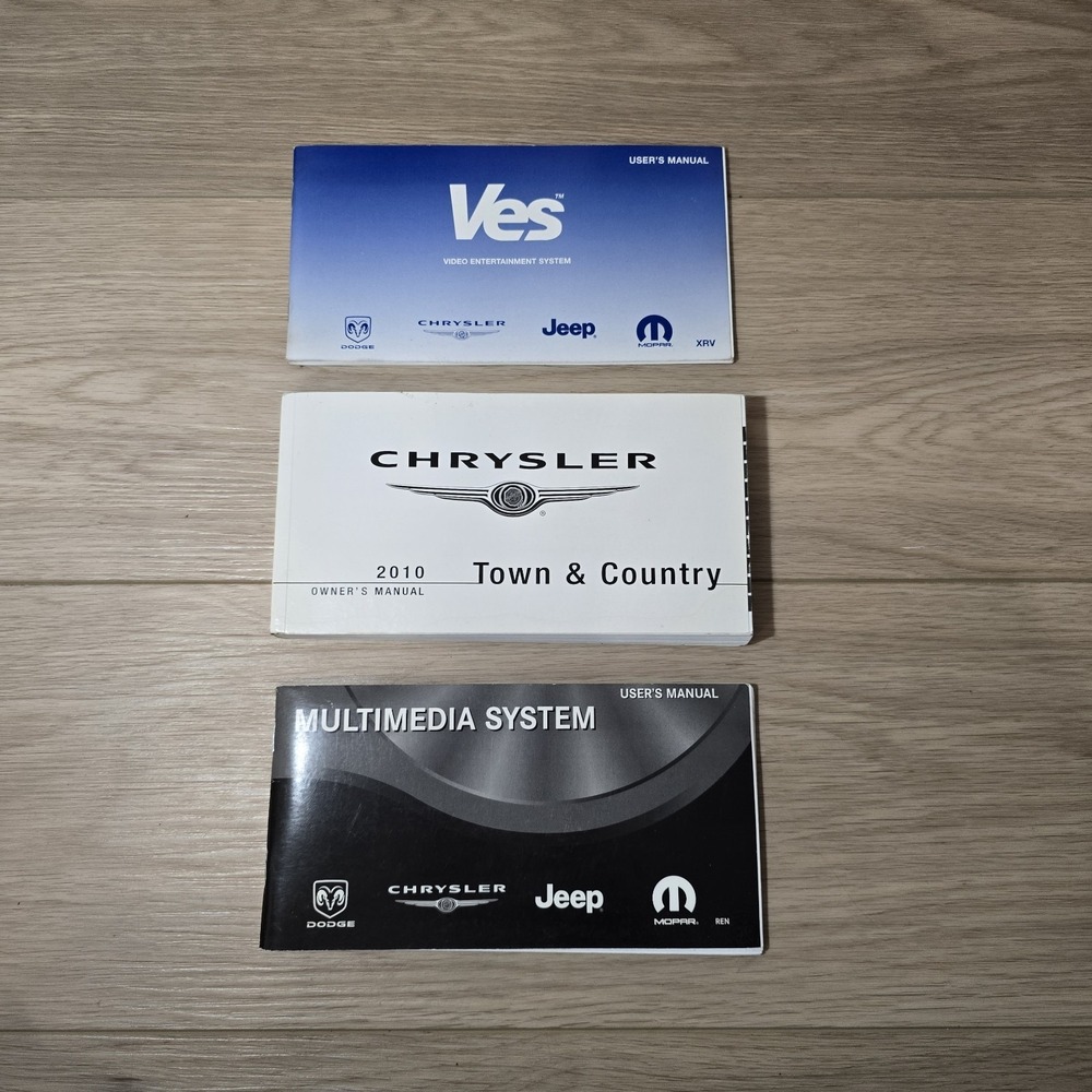 OEM 2010 Chrysler Town & Country Owner's Manual Set with Case